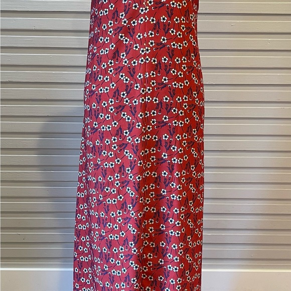 Allegra Massetti Made In Italy Sleeveless Maxi Dress Floral Design Like New - Picture 11 of 11